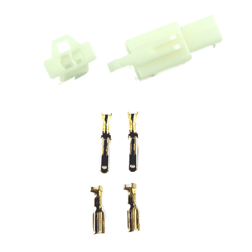 NEW Style White Plastic Plug In Connectors