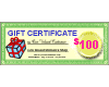 Gift Certificate $ 100.00