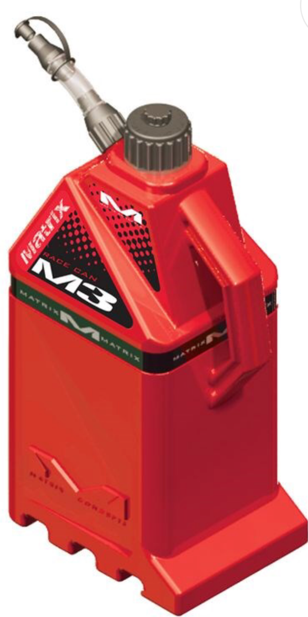 Matrix M3 Worx Utility Fuel Gas Can Jug 5 gallon RED