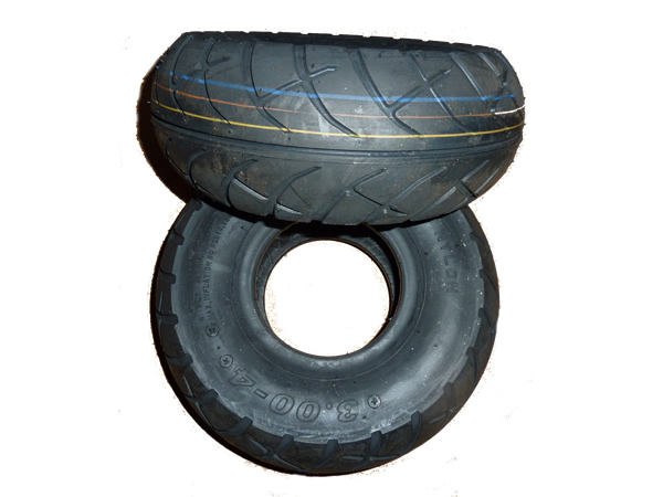 Tire, 10 inch - High Grip Red Stripe Race for Cornering